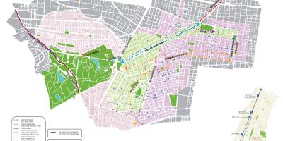 Carte de la Ville de Mexico vélo