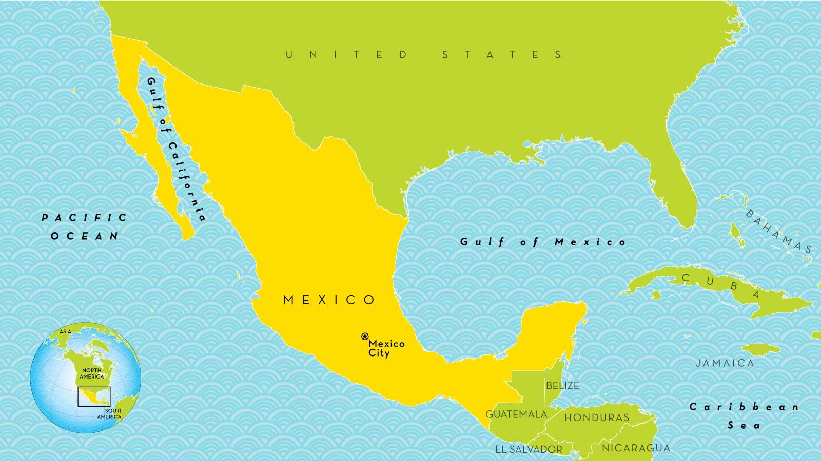 La Ville De Mexico Carte Du Monde Une Carte De La Ville De