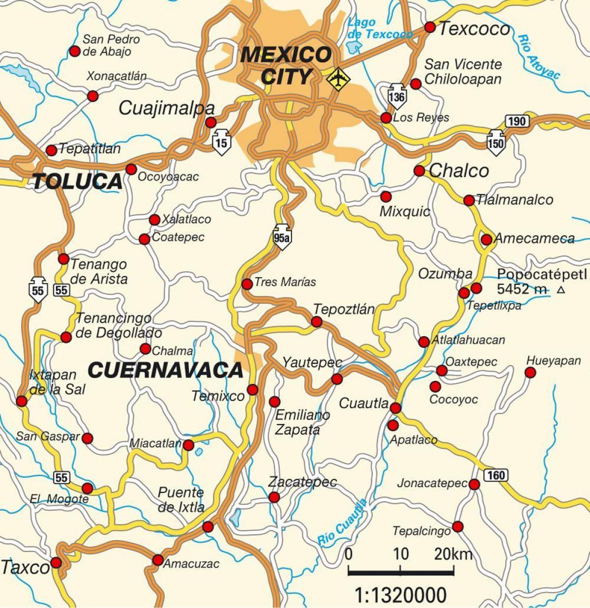 ciudad de Mexico carte