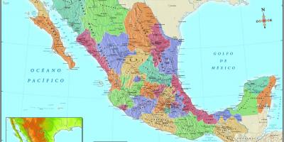 Carte de la Ville de Mexico zip code